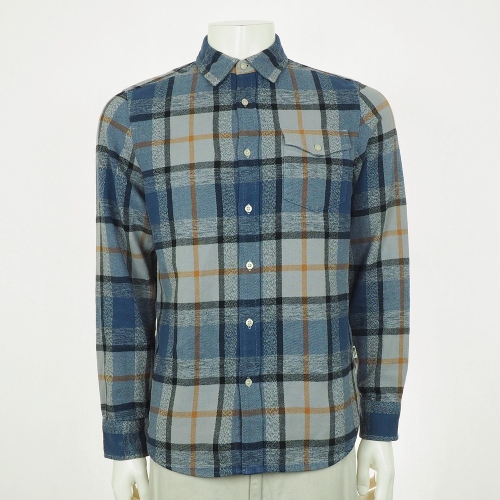 The North Face Blue Plaid Button-Down Shirt